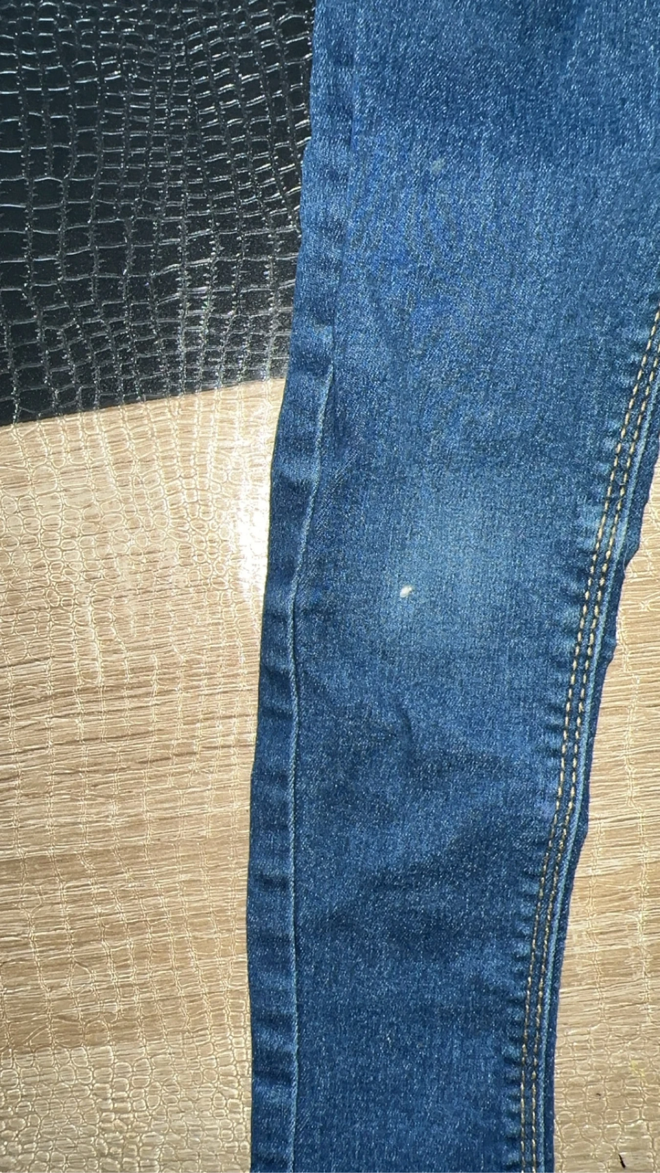 Little girls blue jegging – photo 3